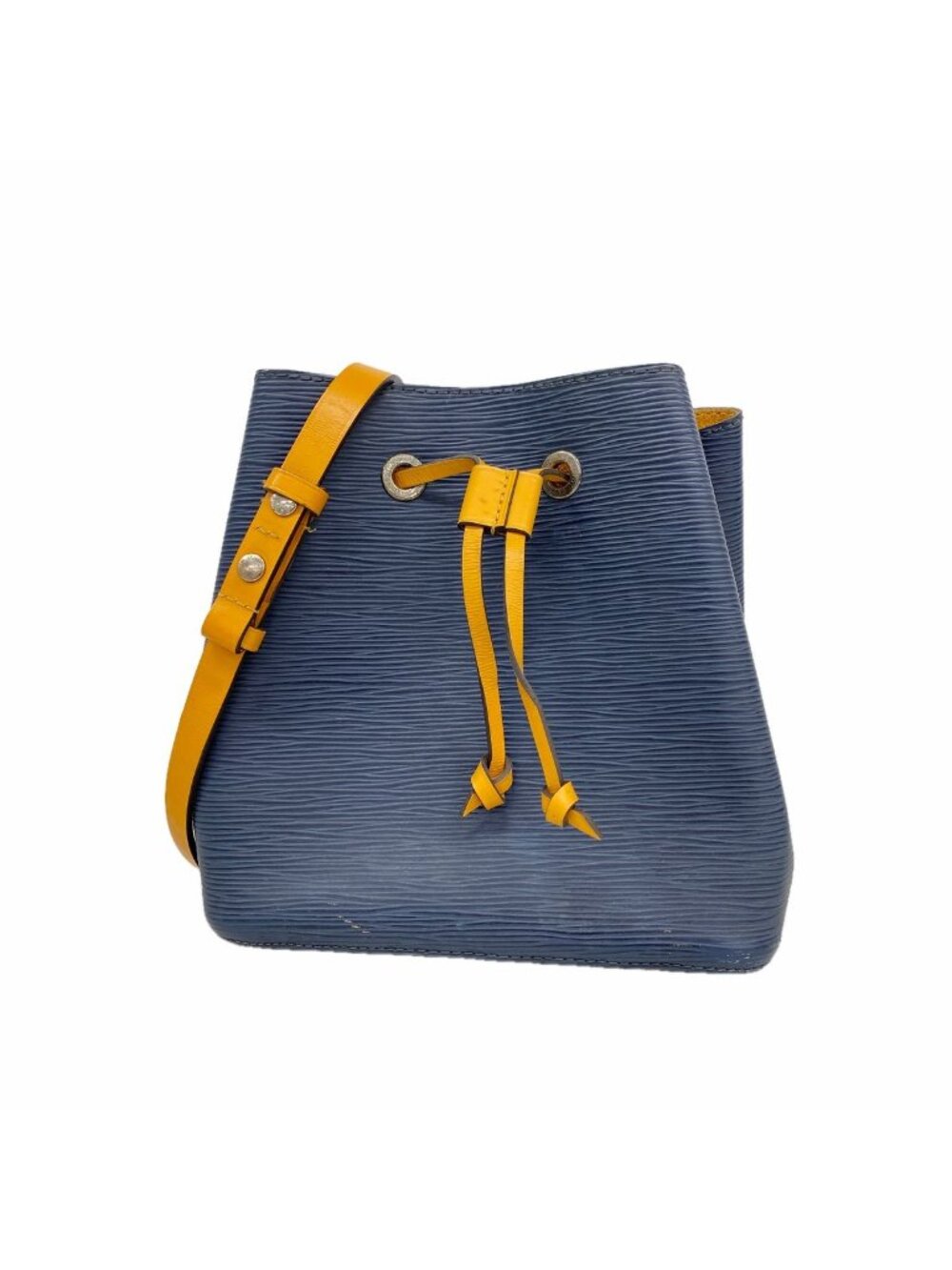 Louis Vuitton Shoulder Bag Epi Neo Noe BB Indigo Saffron
